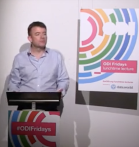 Paul Gibbons speaking at the ODI